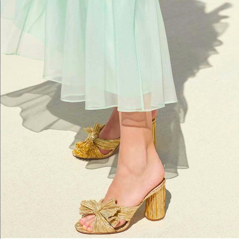 Gold Knot Mules